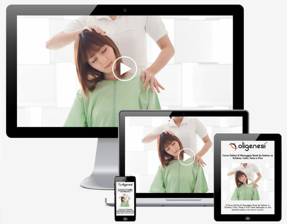 Video Corso Online di Massaggio Nuad da Seduto su Schiena, Collo, Testa e Viso